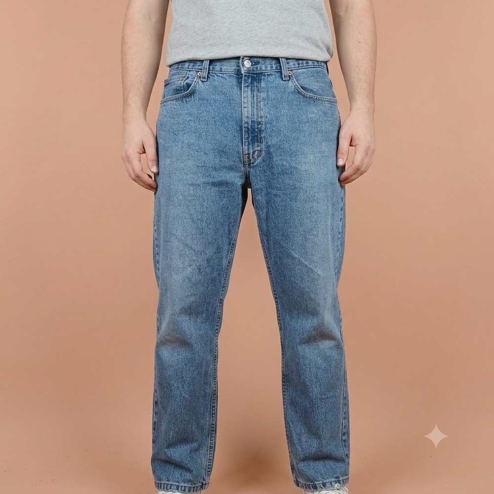 Levi's‎ 550 Jeans Mens 38x30 Blue Relaxed Fit Denim read